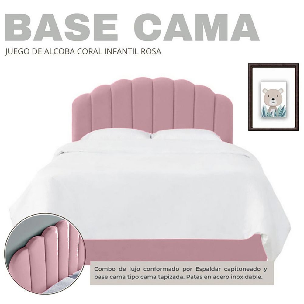 COMBO CORAL INFANTIL ROSA EKONOMODO DESIGN EKMSK212 img #4
