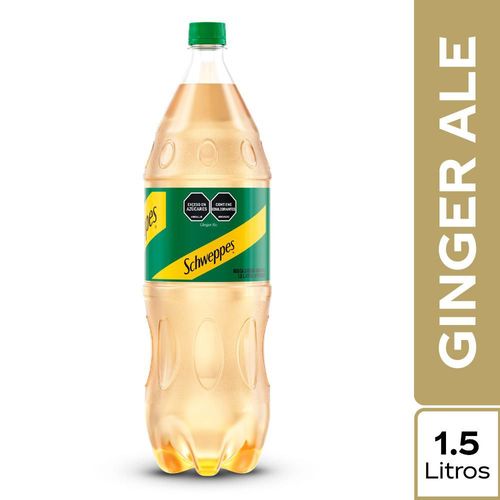 Gaseosa SCHWEPPES ginger ale botella vidrio (1500  ml)