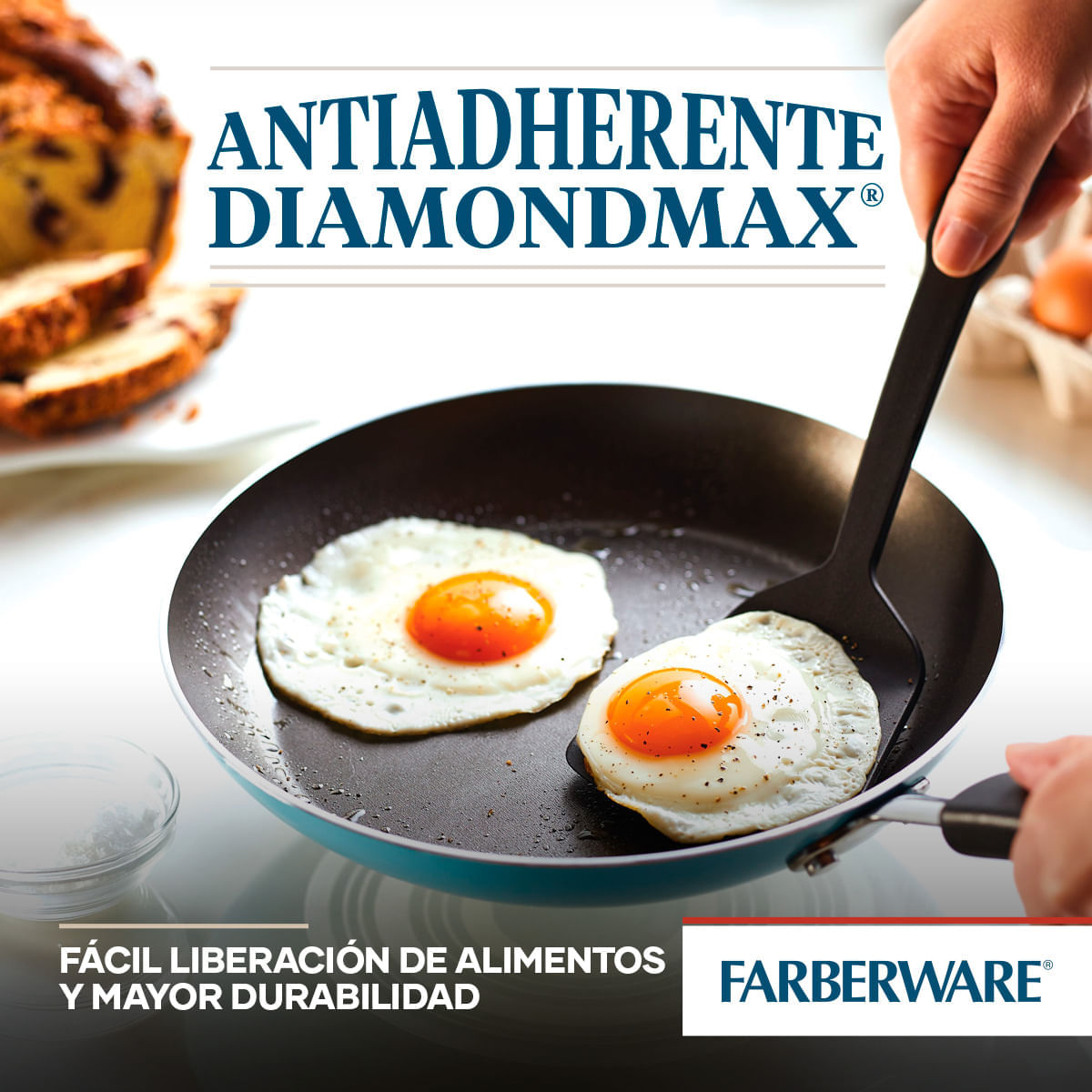 Set sartenes 21cm y 25cm. Antiad. DiamondMax® Cookstart Farberware. img #4