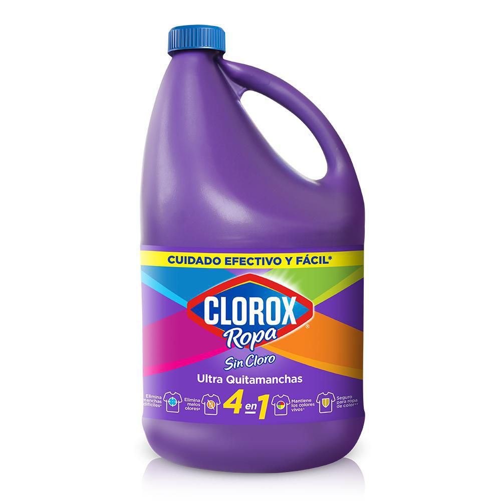 Quitamanchas sin cloro CLOROX 4 en 1 para ropa color (3800  ml) img #2