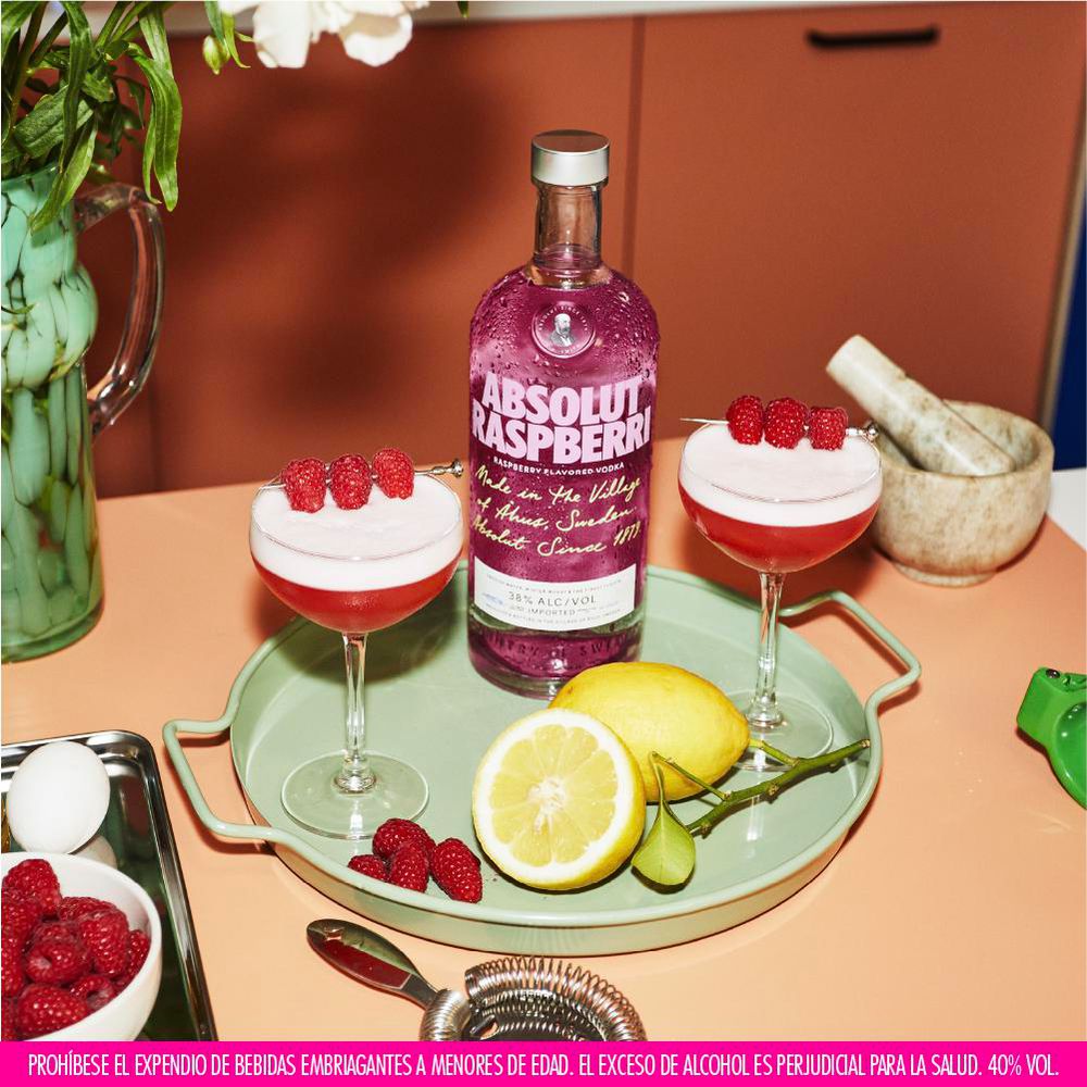 Vodka ABSOLUT botella raspberri (700  ml) img #3