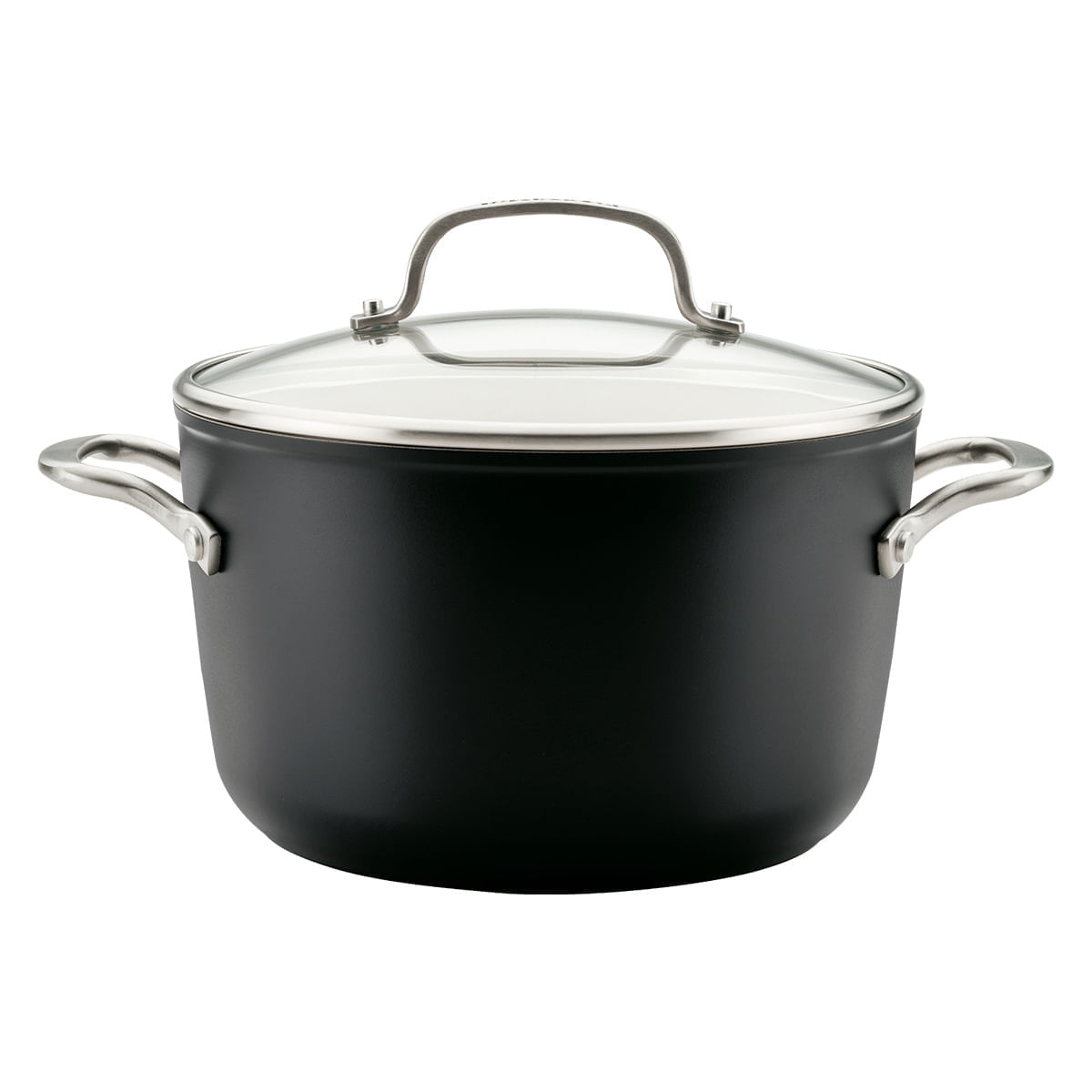 Juego De Ollas 11 Pzs. Anodizado Duro, Antiadh Cerámico. Inducción, Color Negro, Kitchenaid. img #5