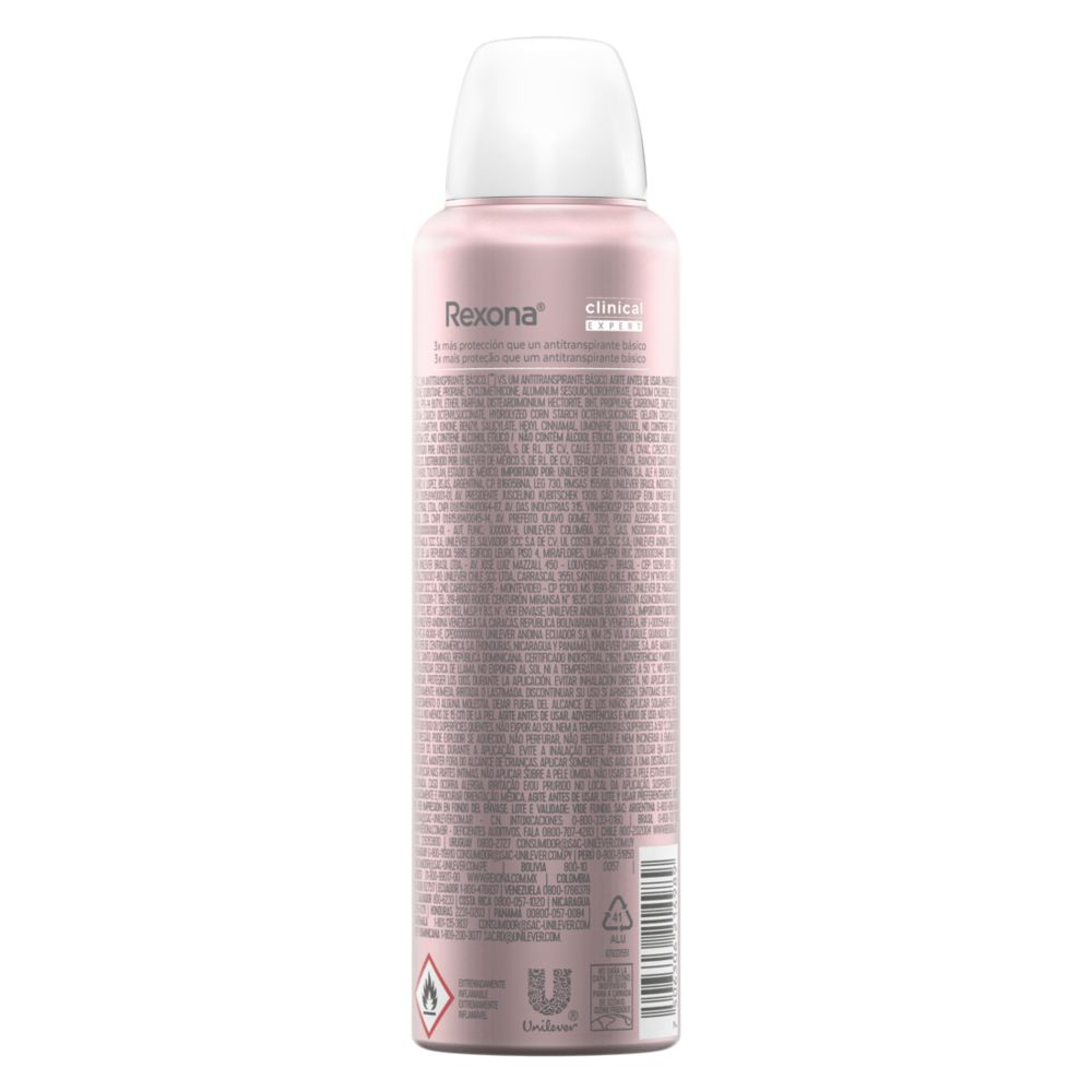 Desodorante REXONA clinical expert aerosol  (182  gr) img #4