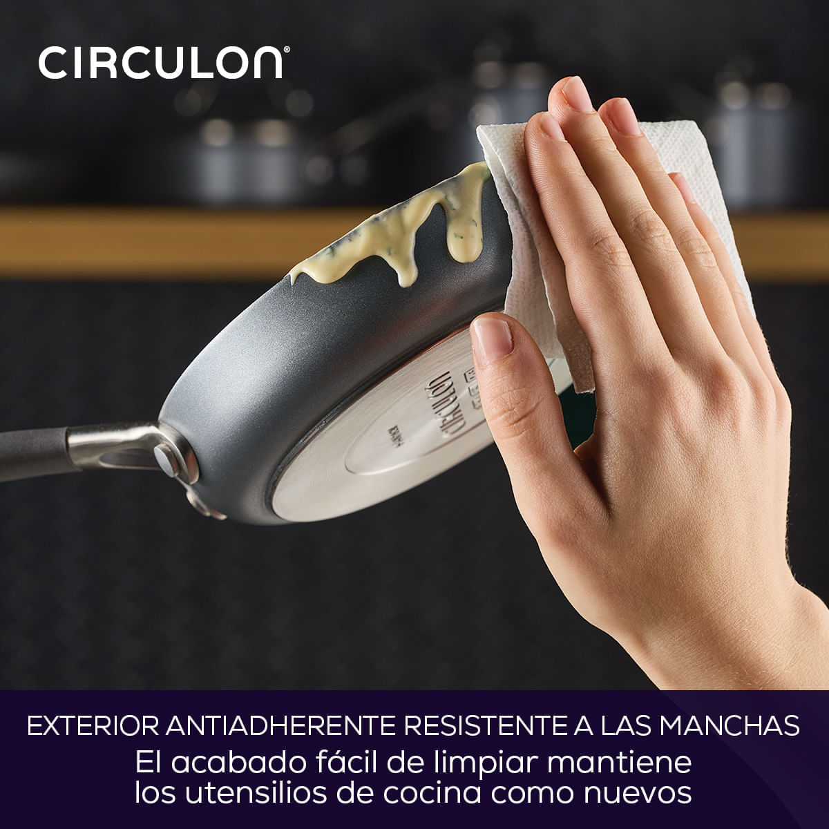 Cacerola 16cm. Alumino antiadherente que No se raya. Circulon. img #8