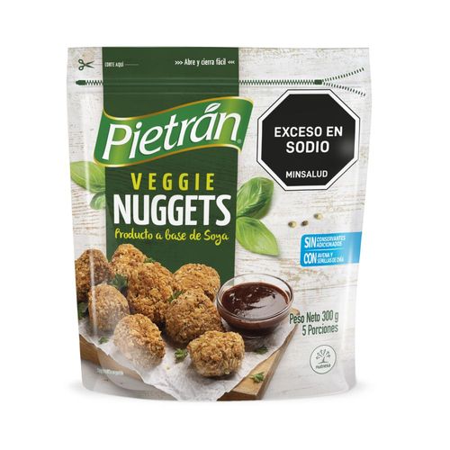 Nuggets PIETRAN veggie a base de soya (300  gr)