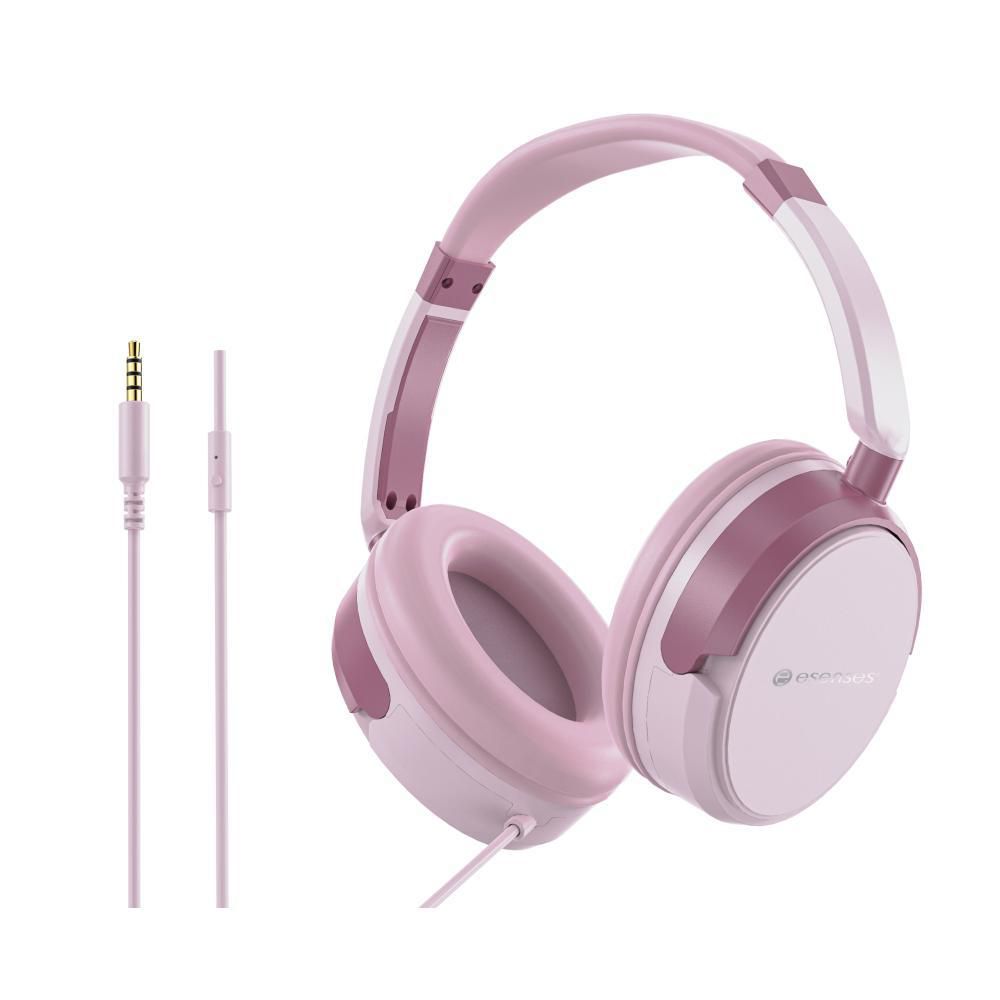 Audfonos Alámbricos ESENSES Rosado HP101 ROSADO ROSADO img #2