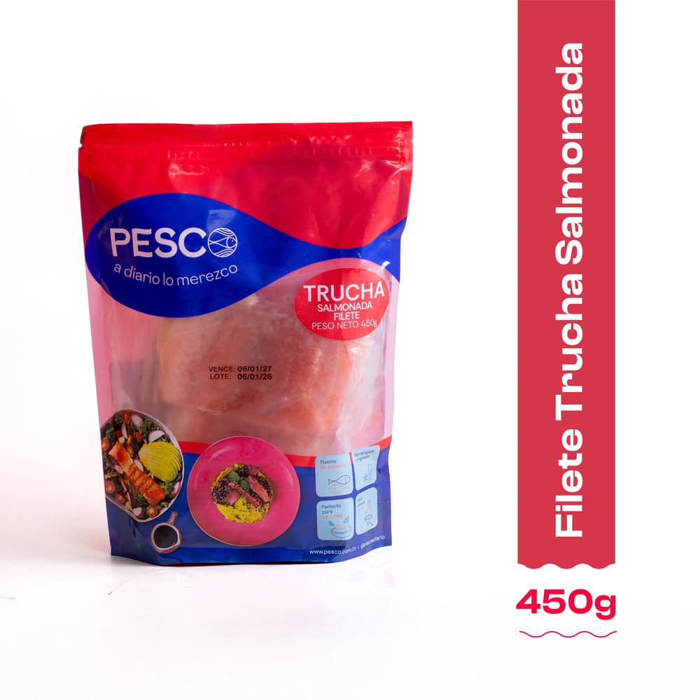 Filete de trucha PESCO salmonada (450  gr) img #1