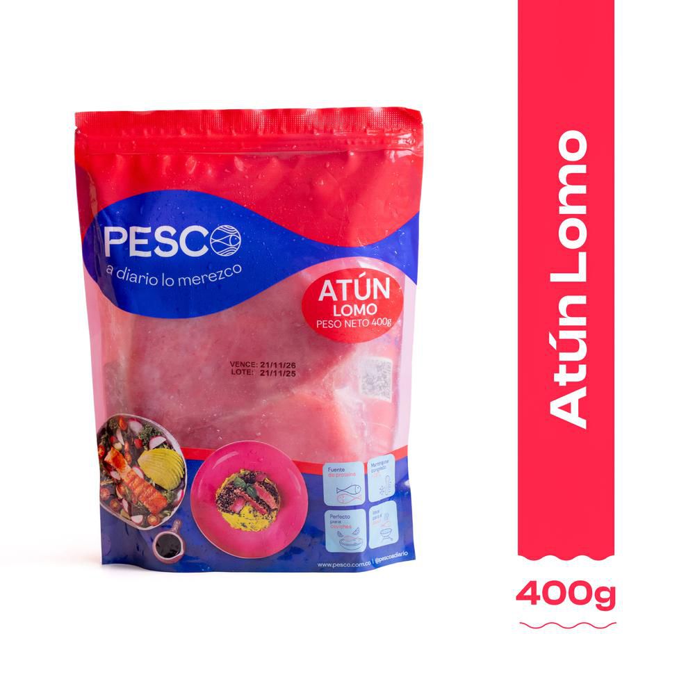 Lomo de atún PESCO congelado (400  gr) img #1