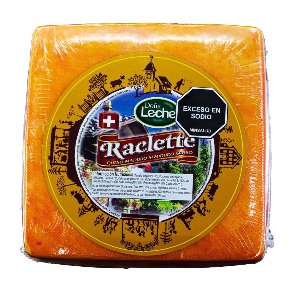Queso DONA LECHE para raclette porcionado en tienda img #1
