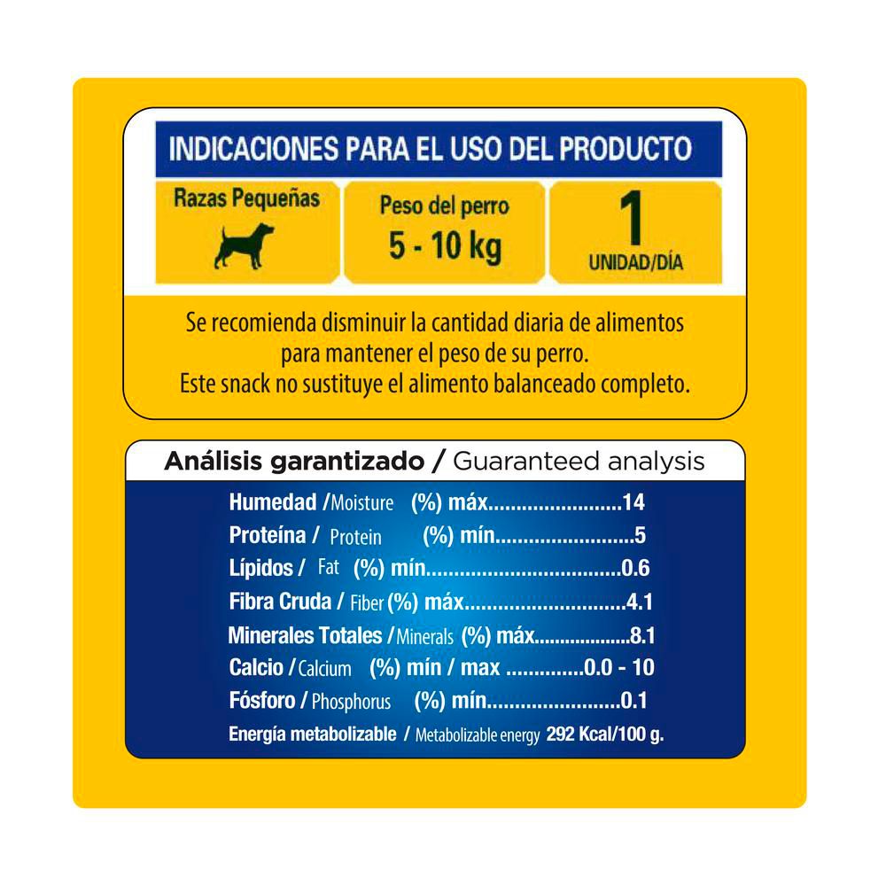 Snack para perros PEDIGREE dentastix cuidado oral diario (110  gr) img #5