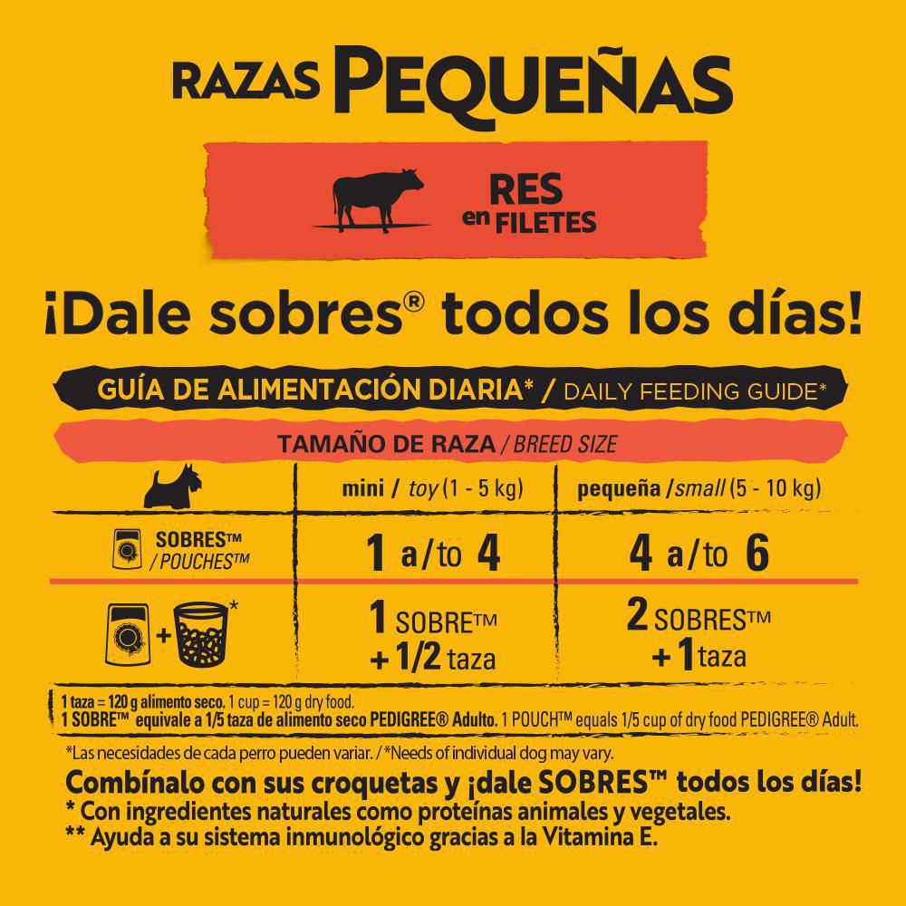 Comida para perros PEDIGREE adultos filetes (100  gr) img #5