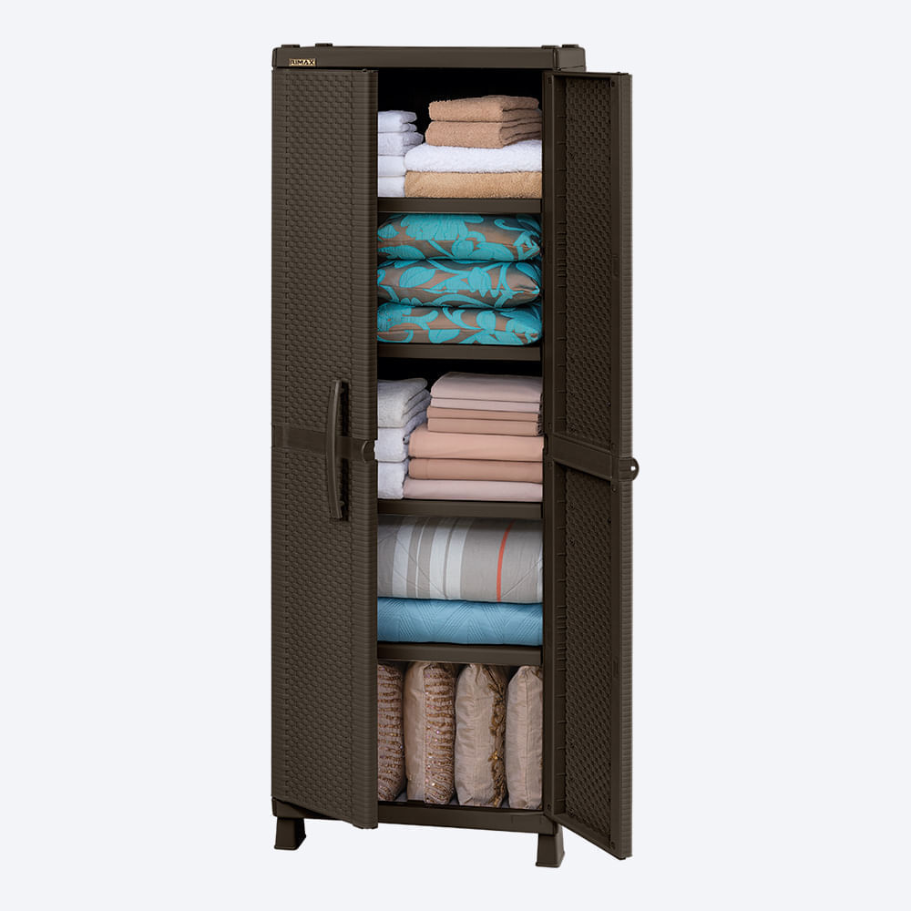 Armario Grande Apariencia Rattan con Caja Organizadora 180mm img #3