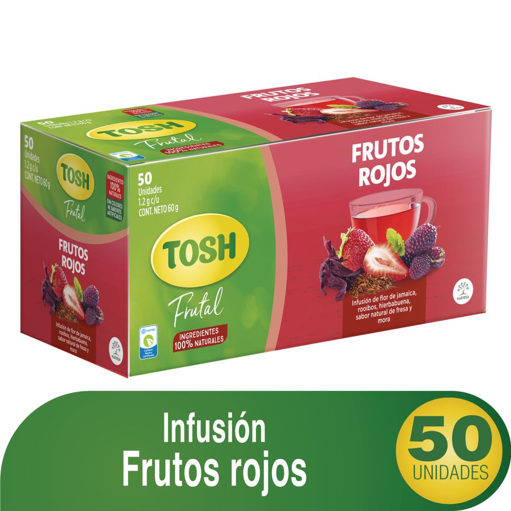 Té TOSH frutos rojos (60  gr) img #1