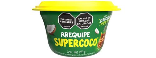 Arequipe SUPERCOCO con deliciosos trocitos (220  gr)