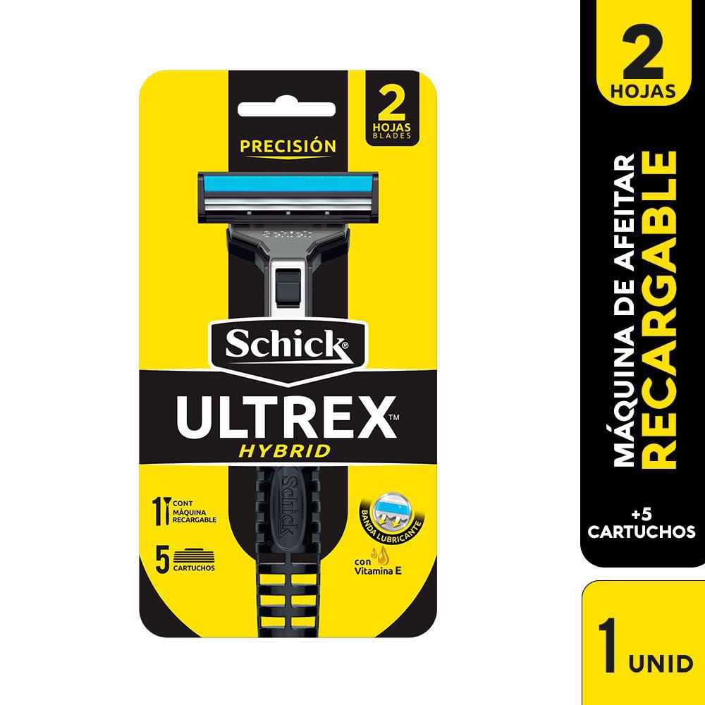 Máquina de afeitar SCHICK ultrex recargable + repuestos (1  und) img #1