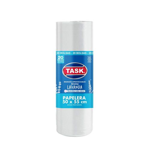 Bolsa para basura TASK residuos 50x55 cm