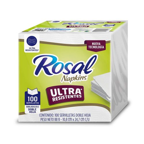 Servilletas ROSAL doble hoja (100  und)