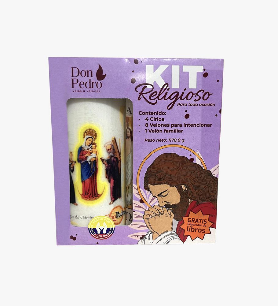 Velón DON PEDRO kit religioso img #2