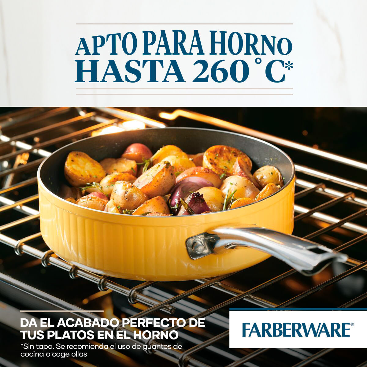 Perol antiadherente 18cm con tapa Farberware img #7