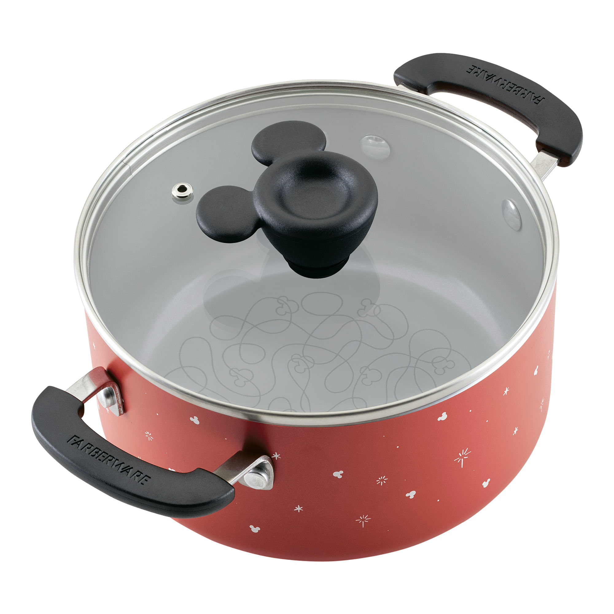 Olla con tapa, antiadherente cerámico. Colección Disney  Bon Voyage. Farberware img #1