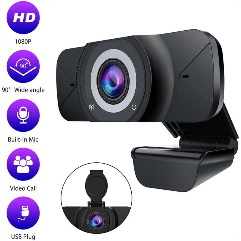 Webcam Gran Angular Hd 1080P Con Micrófono |