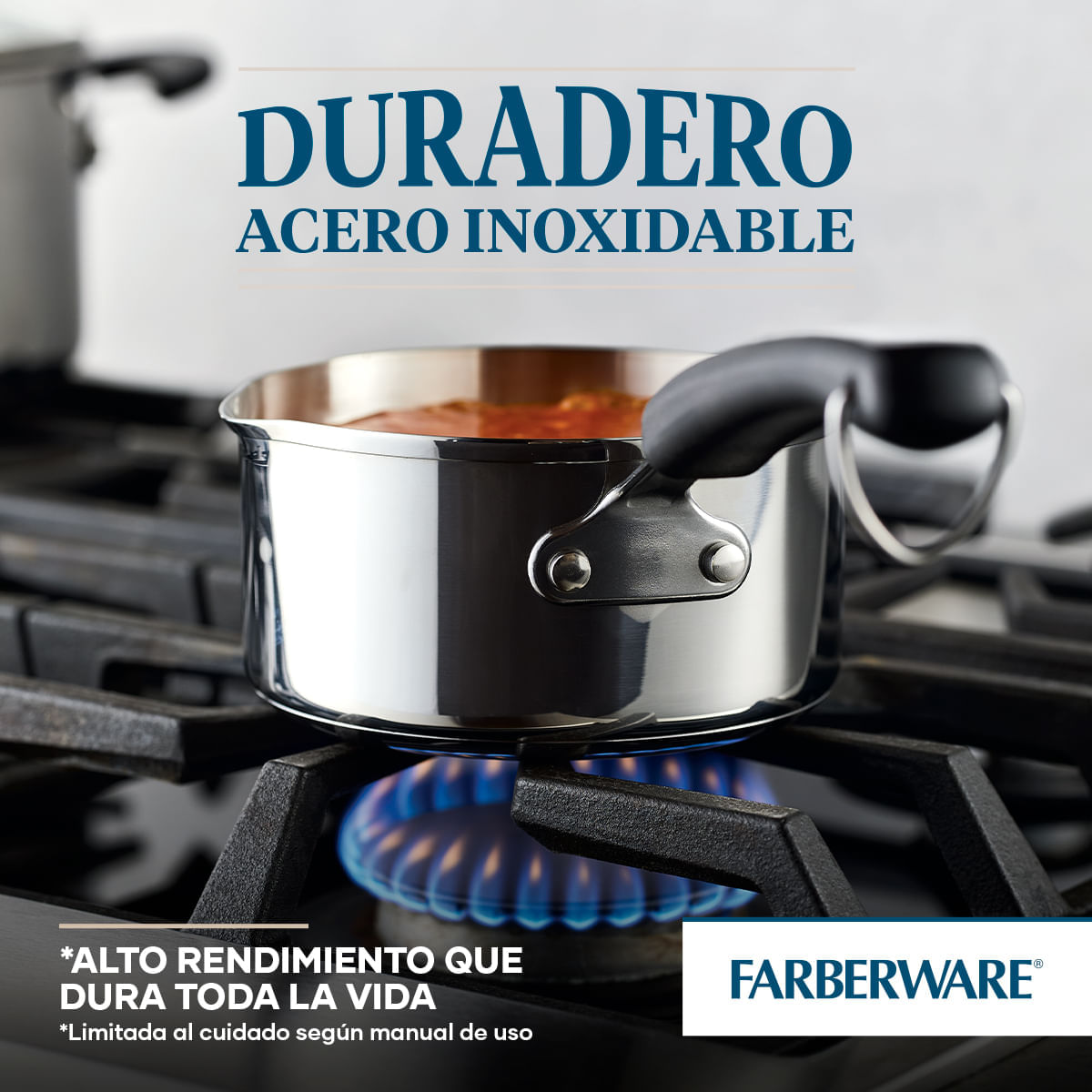 Perol 14cm Brilliance. Acero Inox 0.9 Litros. Placa inducción. Farberware img #7