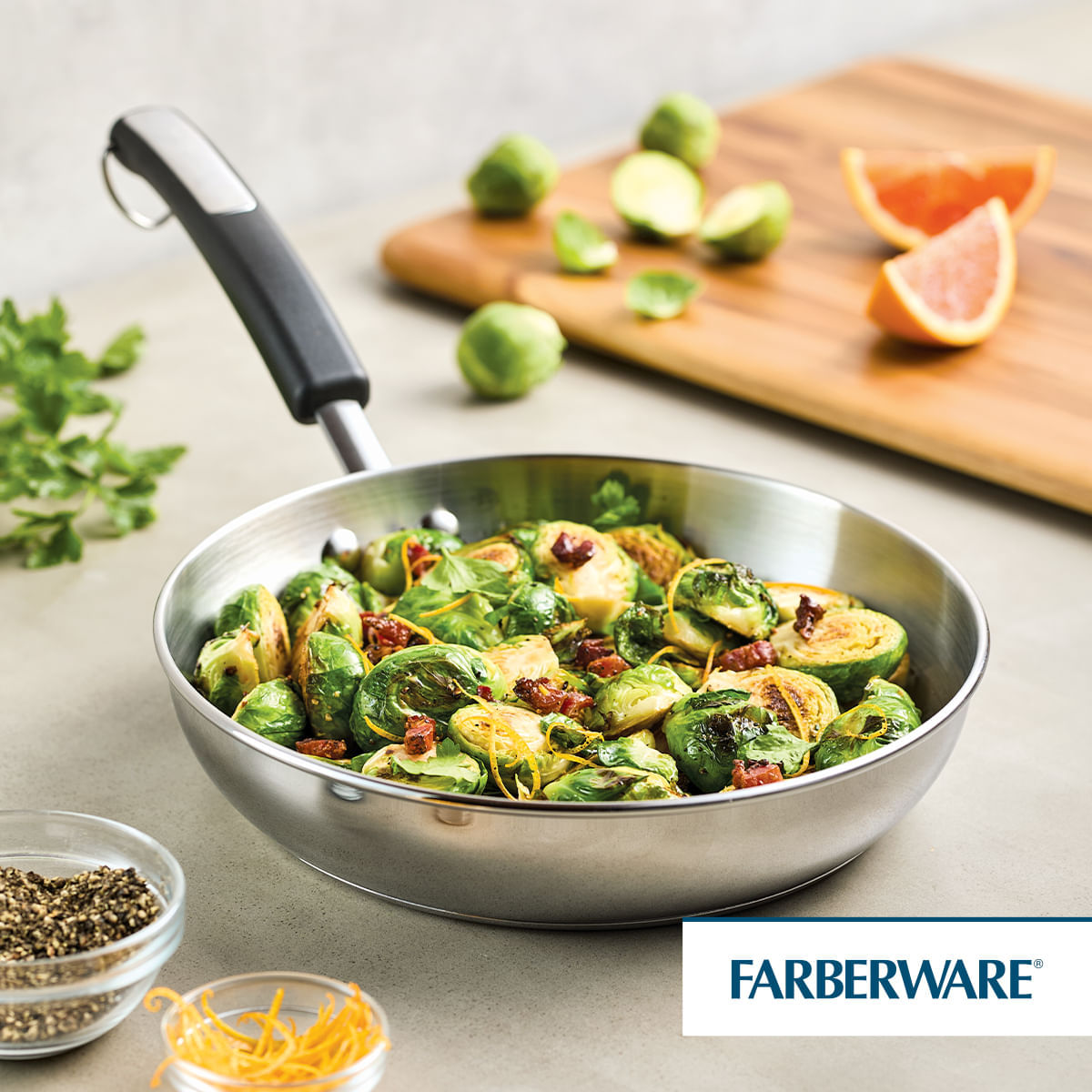Sartén 25cm. Brilliance. Acero Inoxidable. Apto para cocinas de inducción. Faberware img #5