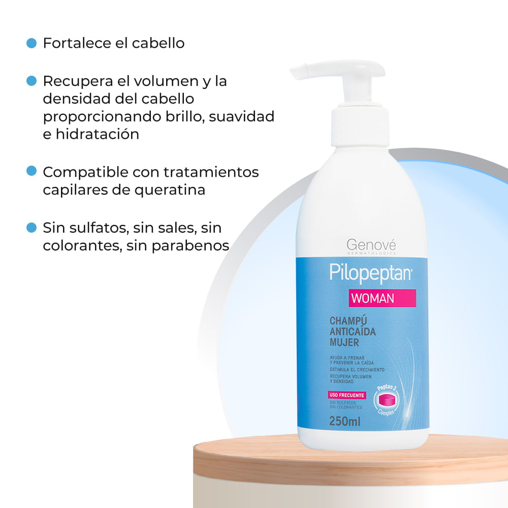 Pilopeptan Woman Shampoo Anticaída - Genové img #3