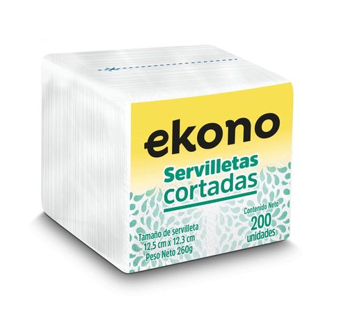 Servilletas EKONO Servilletas Cortadas (200  und)