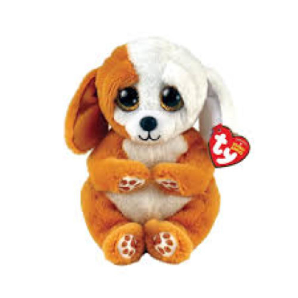 Peluche Ruggles Perro Cafe Blanco Beanie Bellies Regular  TY img #1