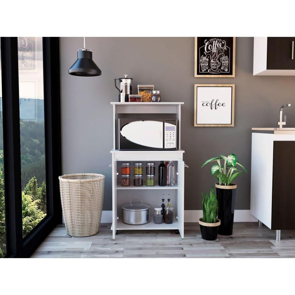 Módulo Microondas Delfi, Blanco, Con Dos Puertas Batientes img #2