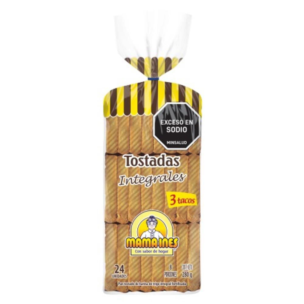 Tostadas MAMA INES Media Luna Integral (280  gr) img #1