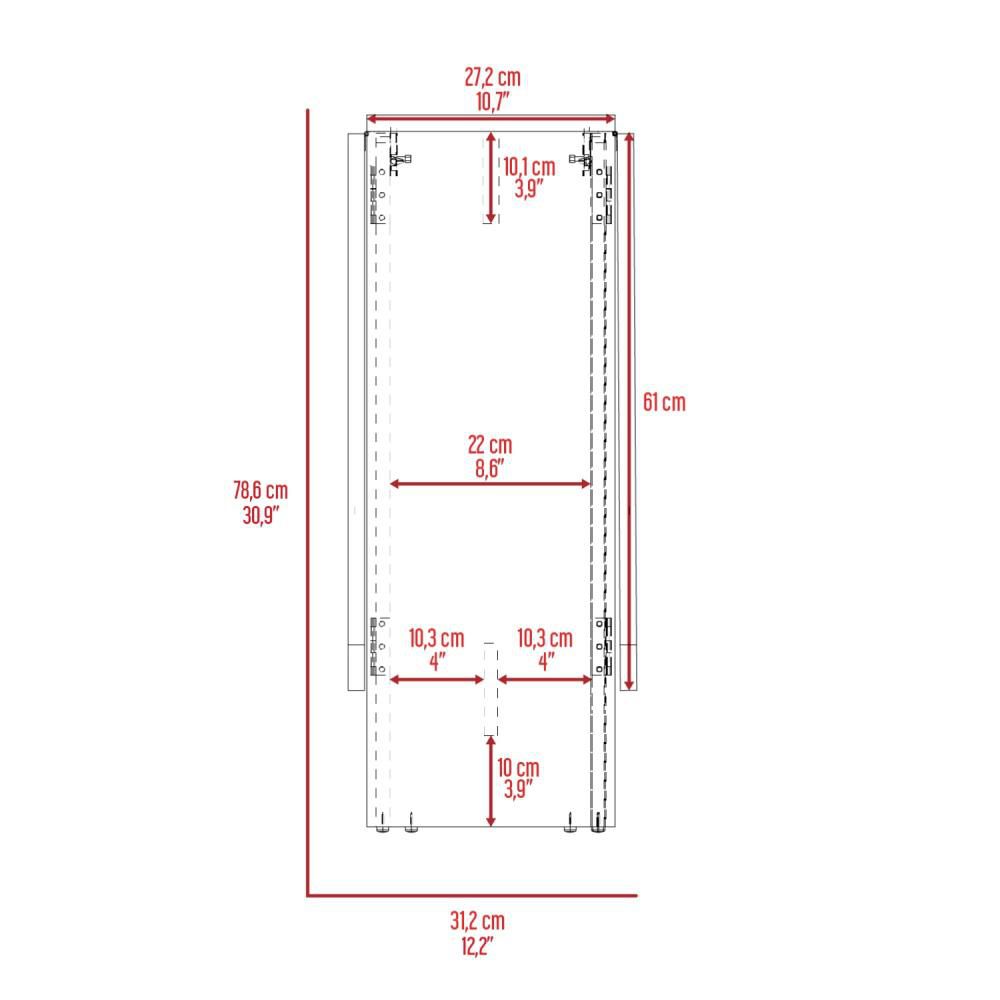 Mesa Plegable Gateleg  Wengue Macadamia RTA MWM 9428 img #5