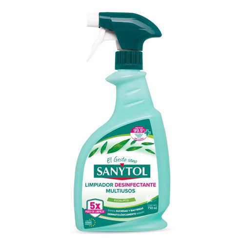 Limpiador SANYTOL desinfectante multiusos eucalipto (750  ml)