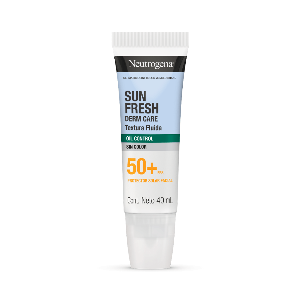 Protector Solar Facial Sun Fresh Derm Care Oil Control Fluido - Neutrogena img #1