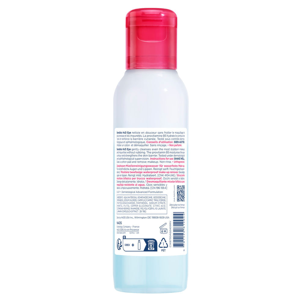 Sensibio H2O Eye Desmaquillante Micelar Bifásico - Bioderma img #4