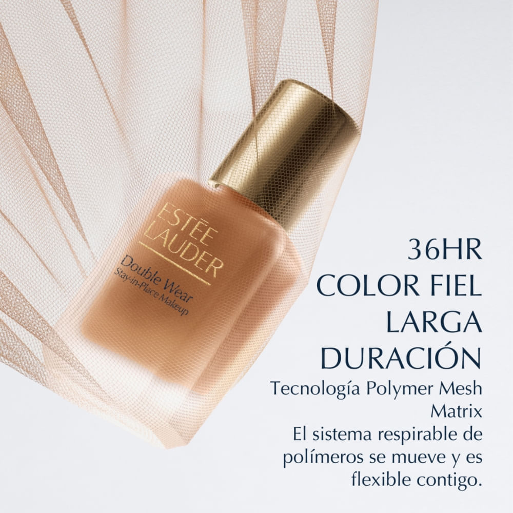 Base Líquida de maquillaje Double Wear Stay-in-Place Mate Larga duración SPF 10 - Estée Lauder img #4