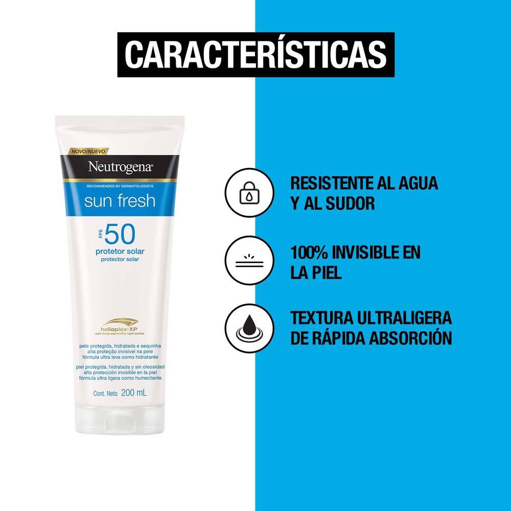 Protector solar NEUTROGENA sunfresh FPS 50 (200  ml) img #2