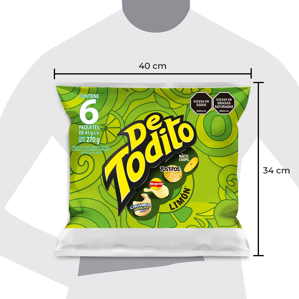 Pasabocas DETODITO limón (270  gr) img #2