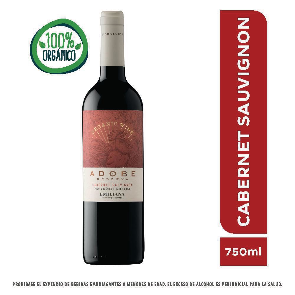 Vino tinto EMILIANA orgánico Cabenet S (750  ml) img #1