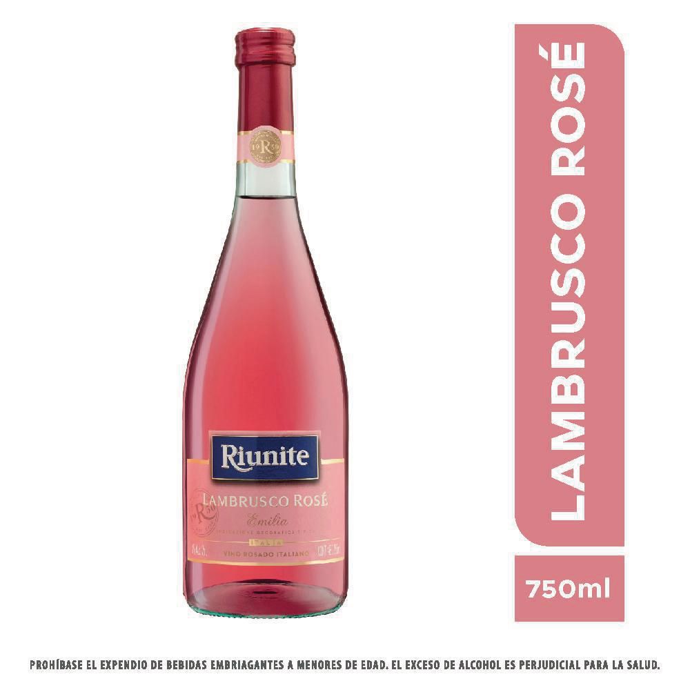 Vino espumoso RIUNITE lambrusco rosado Otra Cepa (750  ml) img #1