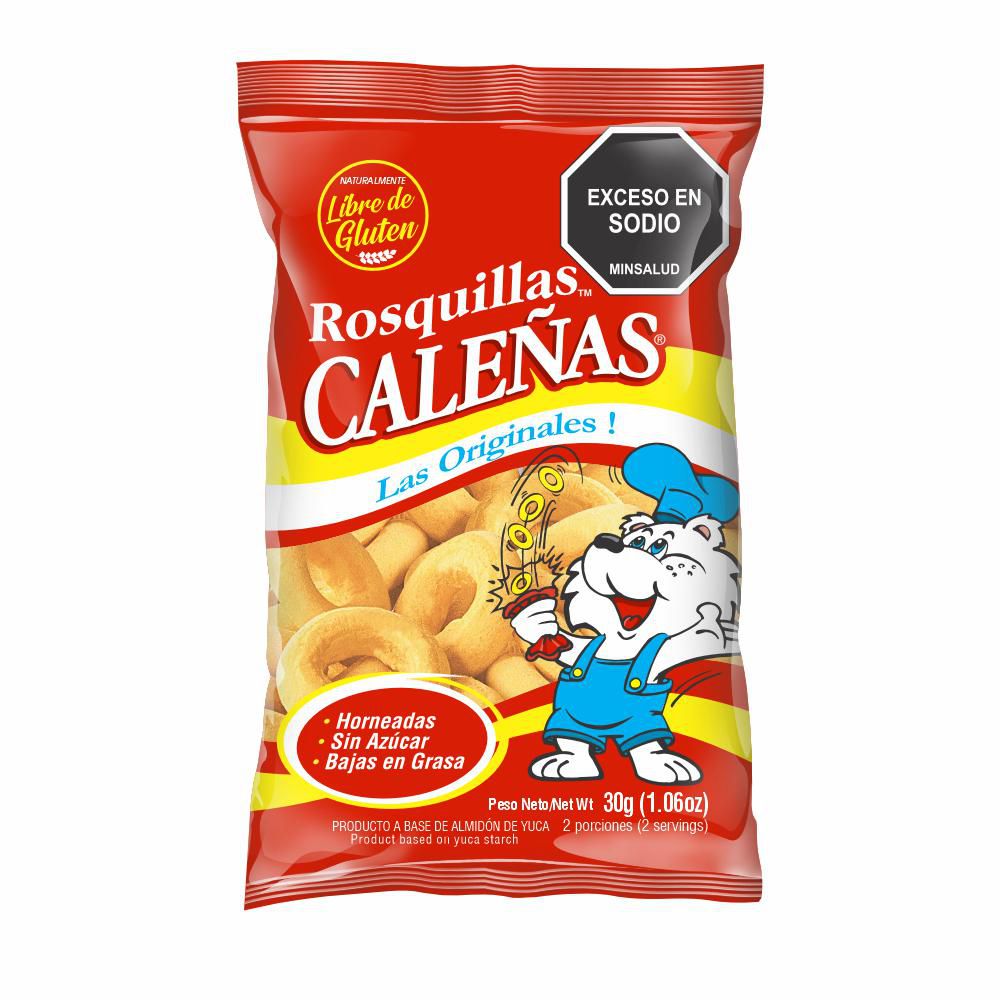 Pasabocas ROSQUILLAS CALENAS horneadas bajas en grasa (30  gr) img #1