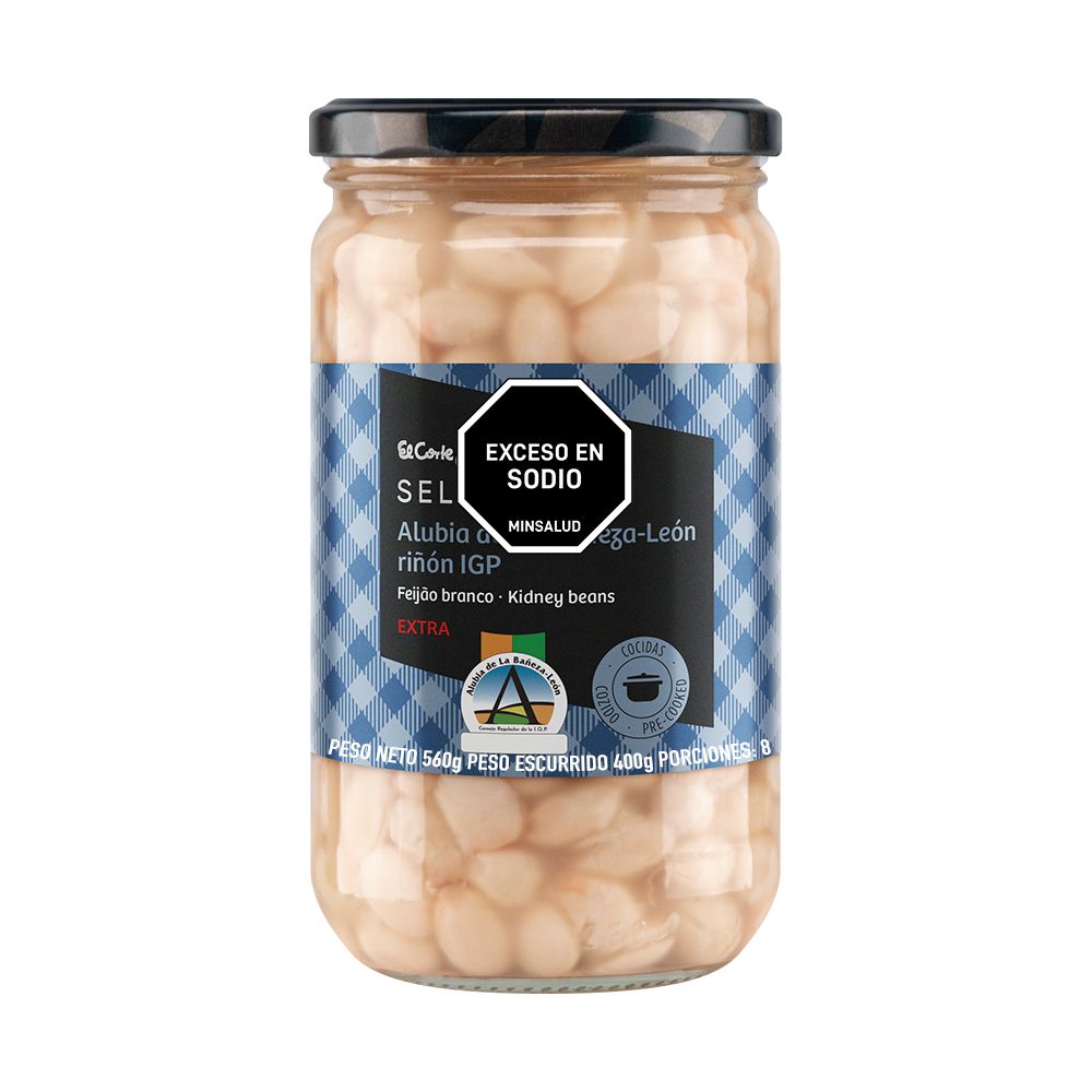 Alubias EL CORTE INGLÉS MARCA EXCLUSIV blancas (400  gr) img #1