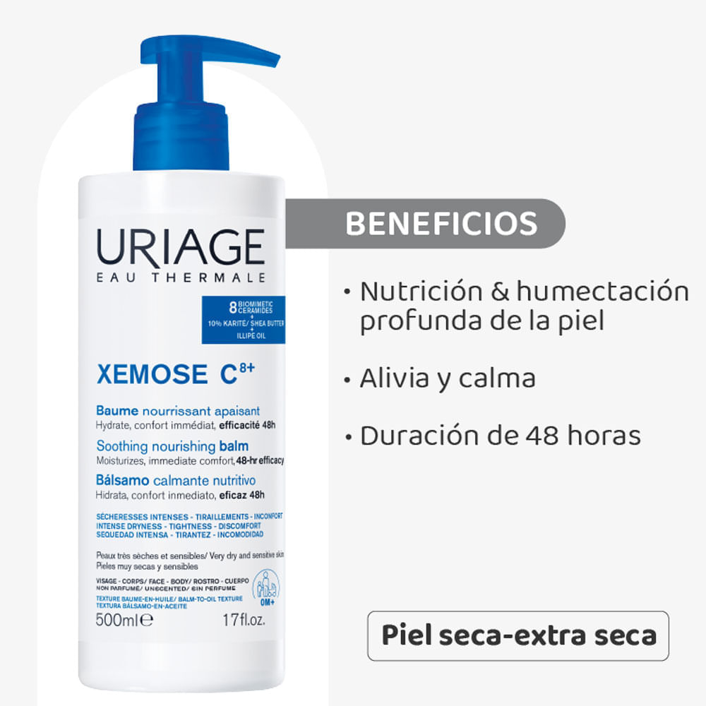 Xemose C8+ Bálsamo Nutritivo Calmante - Uriage img #2
