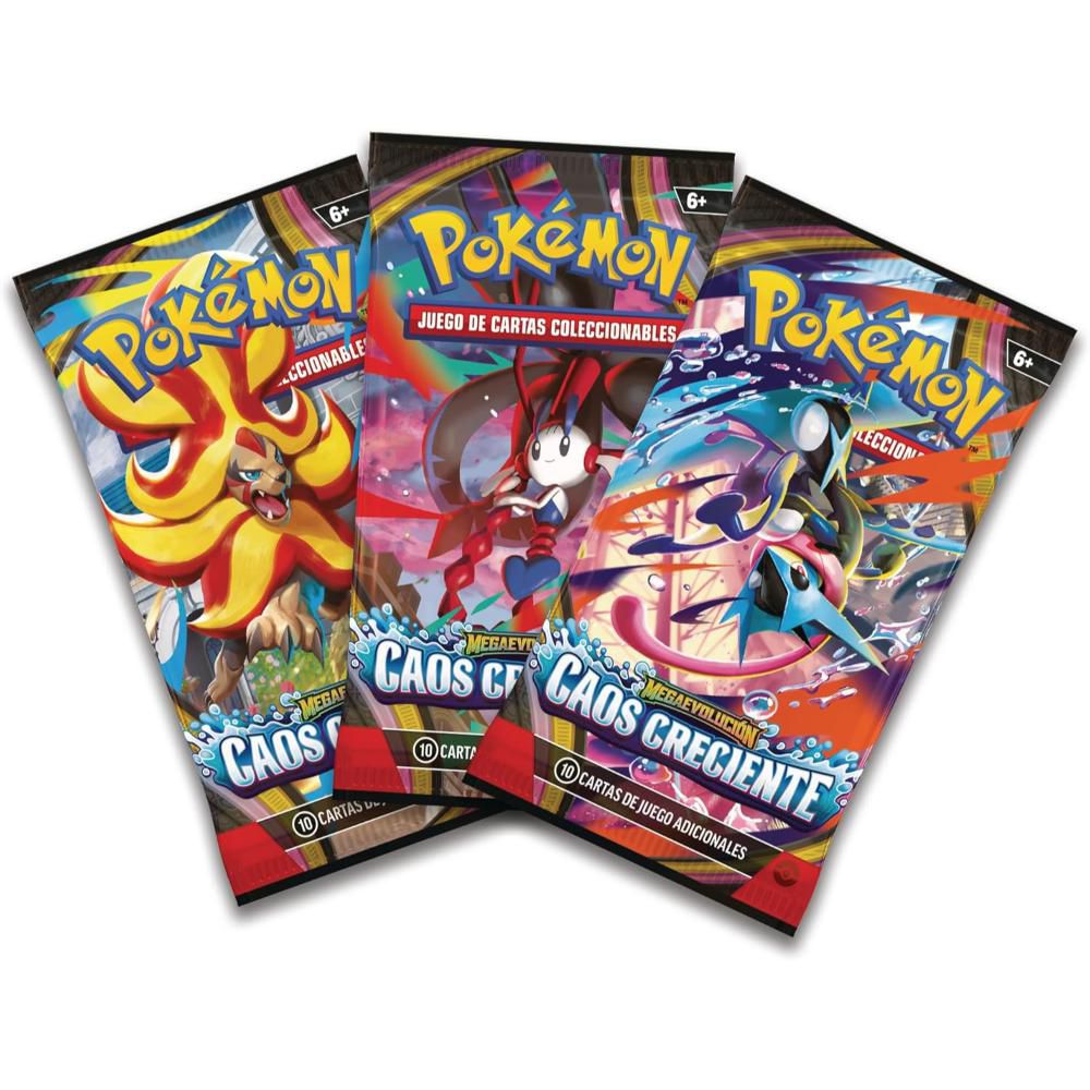 CARTAS ME CHAOS RISING  BLISTER 3 ESP. POKEMON img #2