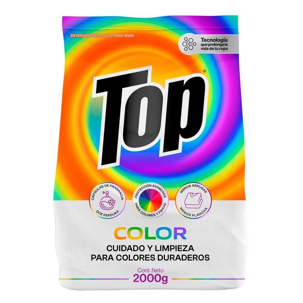 Detergente en polvo TOP ropa color (2000  gr) img #1