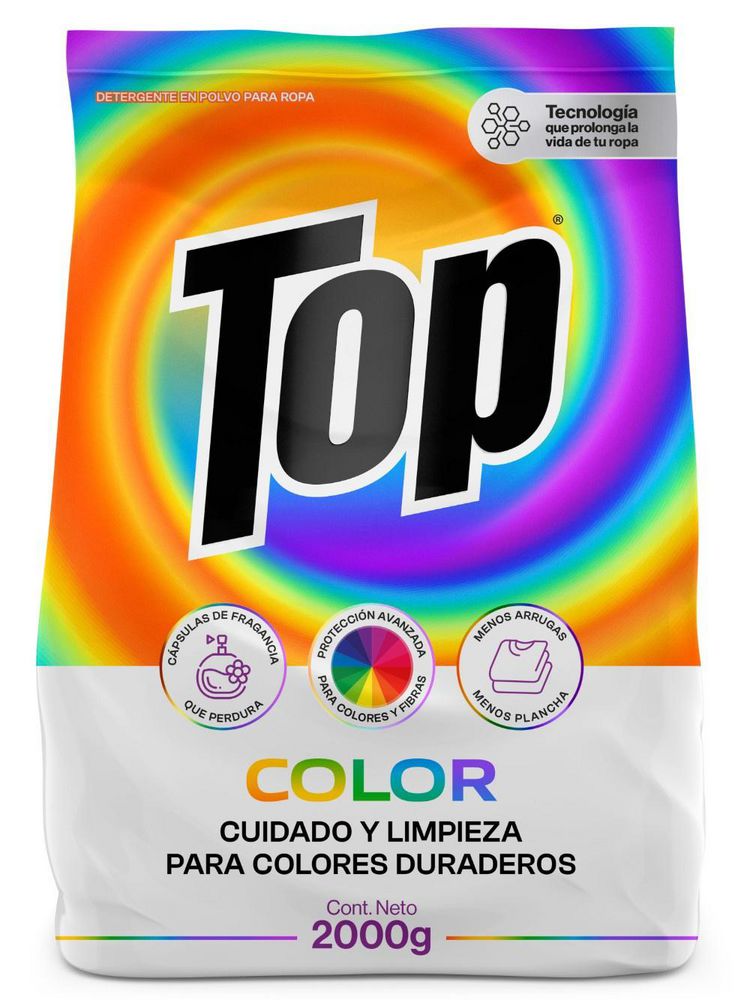 Detergente en polvo TOP ropa color (2000  gr) img #2