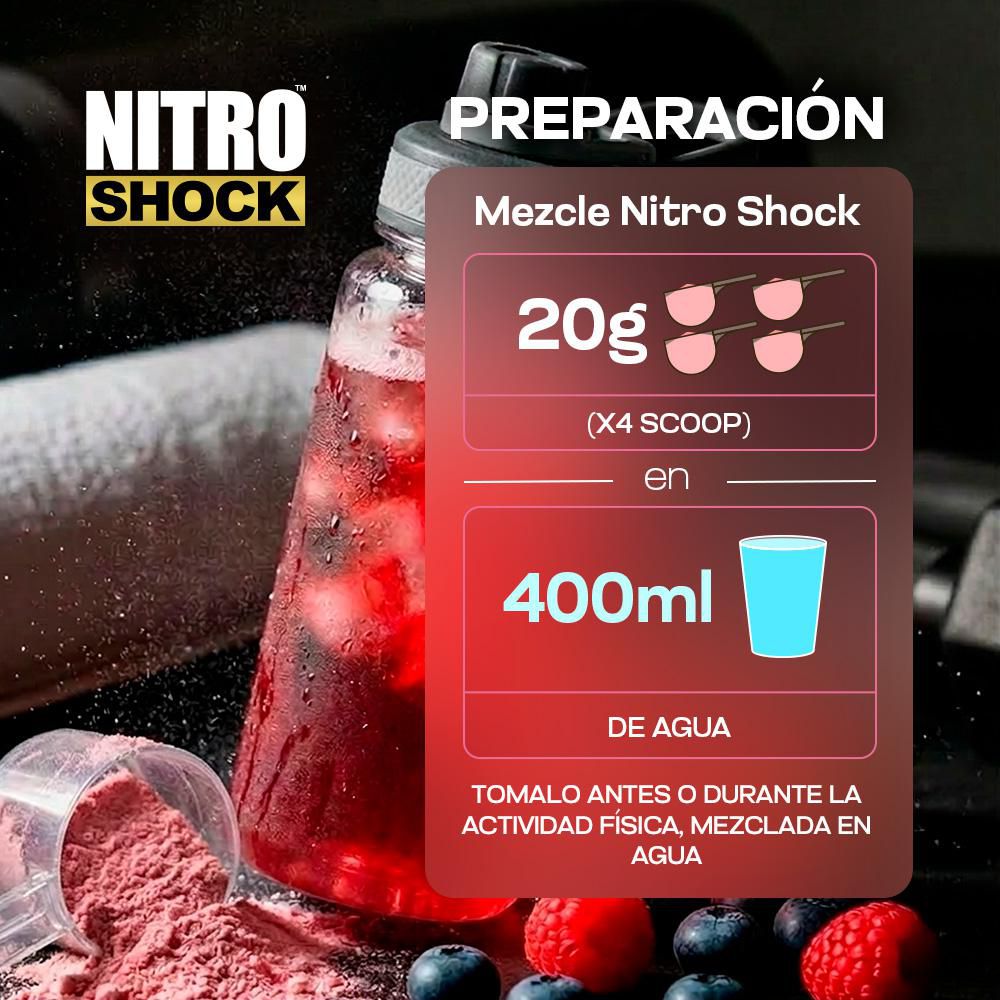 Cóctel de aminoácidos MEGAPLEX Nitro Shock (526  gr) img #4
