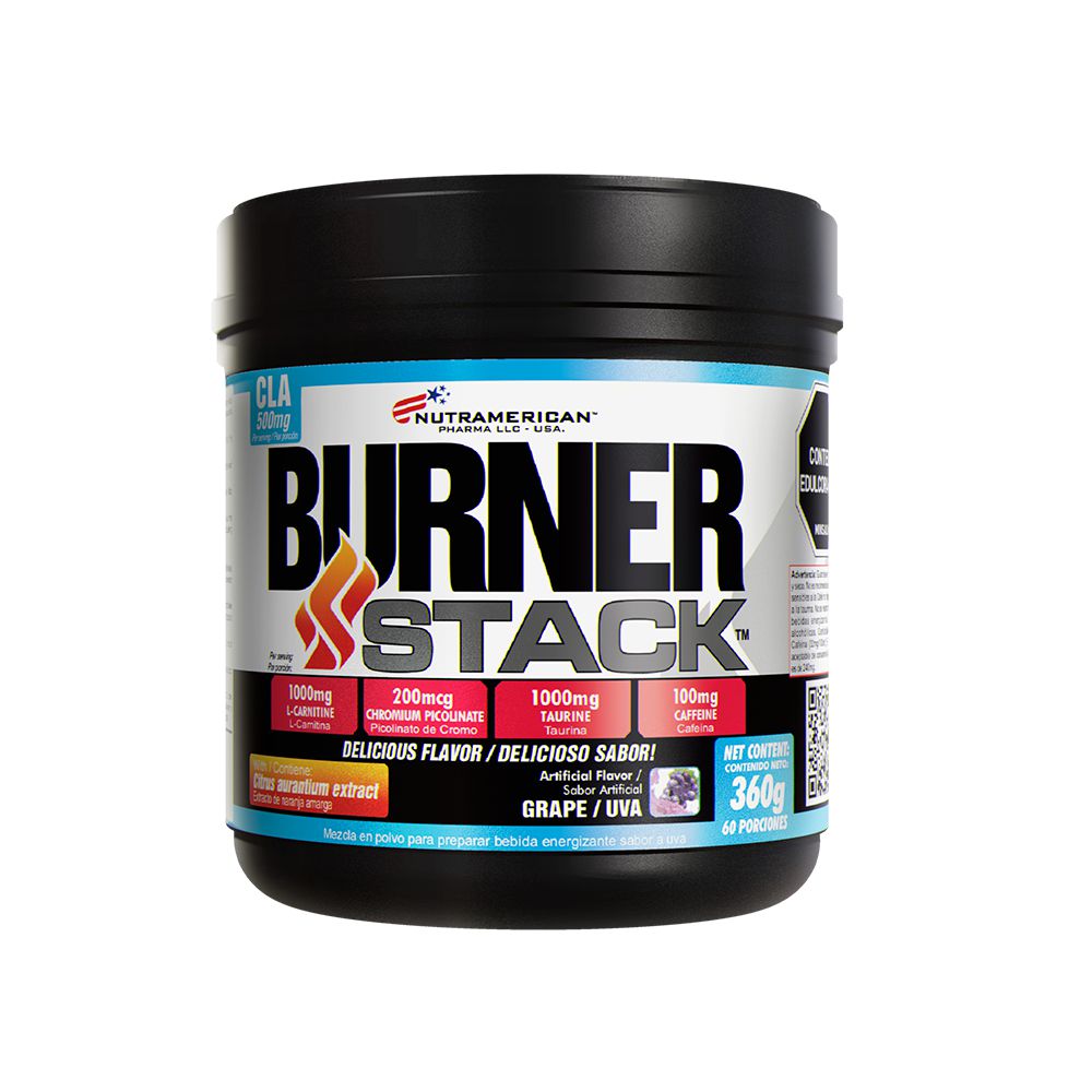 Quemador de grasa MEGAPLEX Burner Stack Uva (360  gr) img #1
