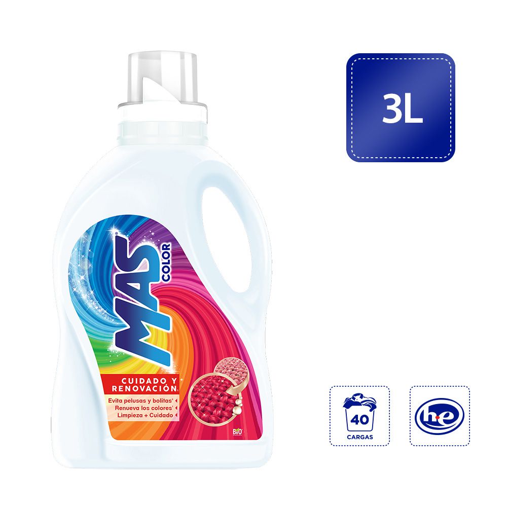 Detergente MAS líquido ropa color (3000  ml) img #1